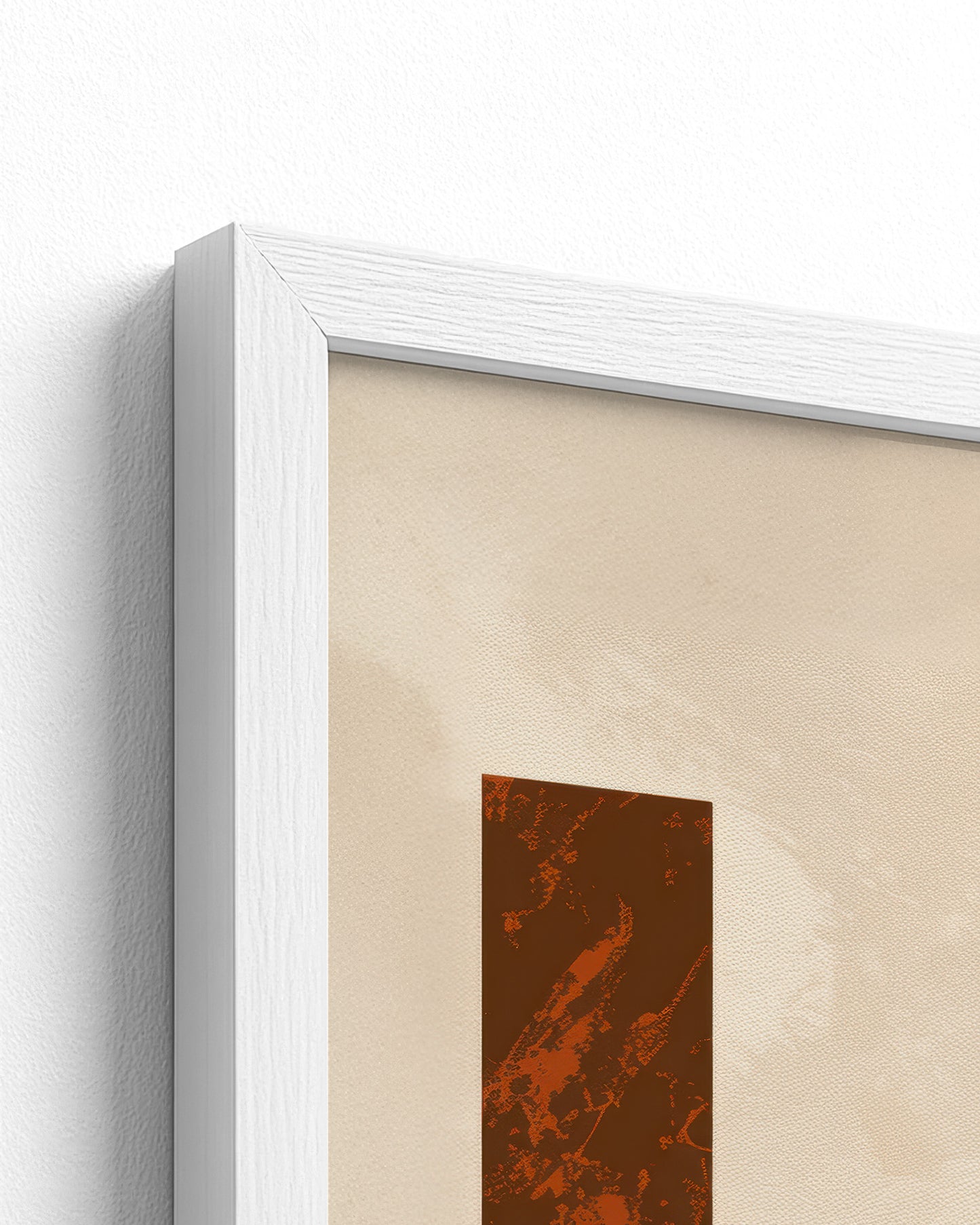 white frame