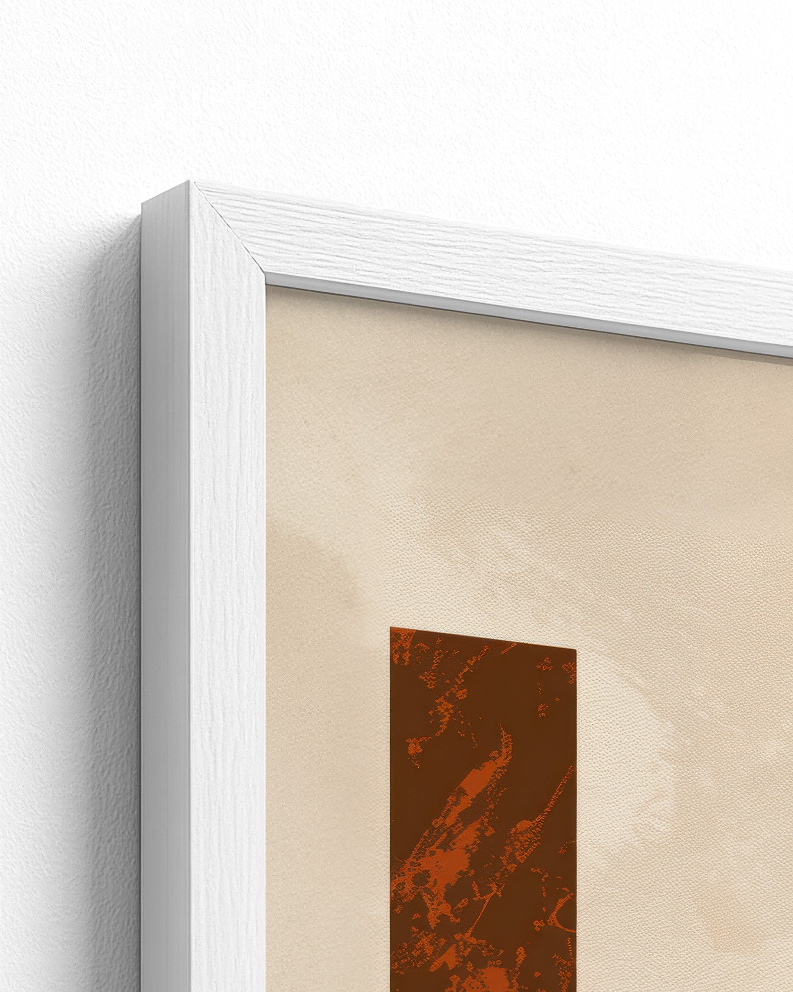 white frame
