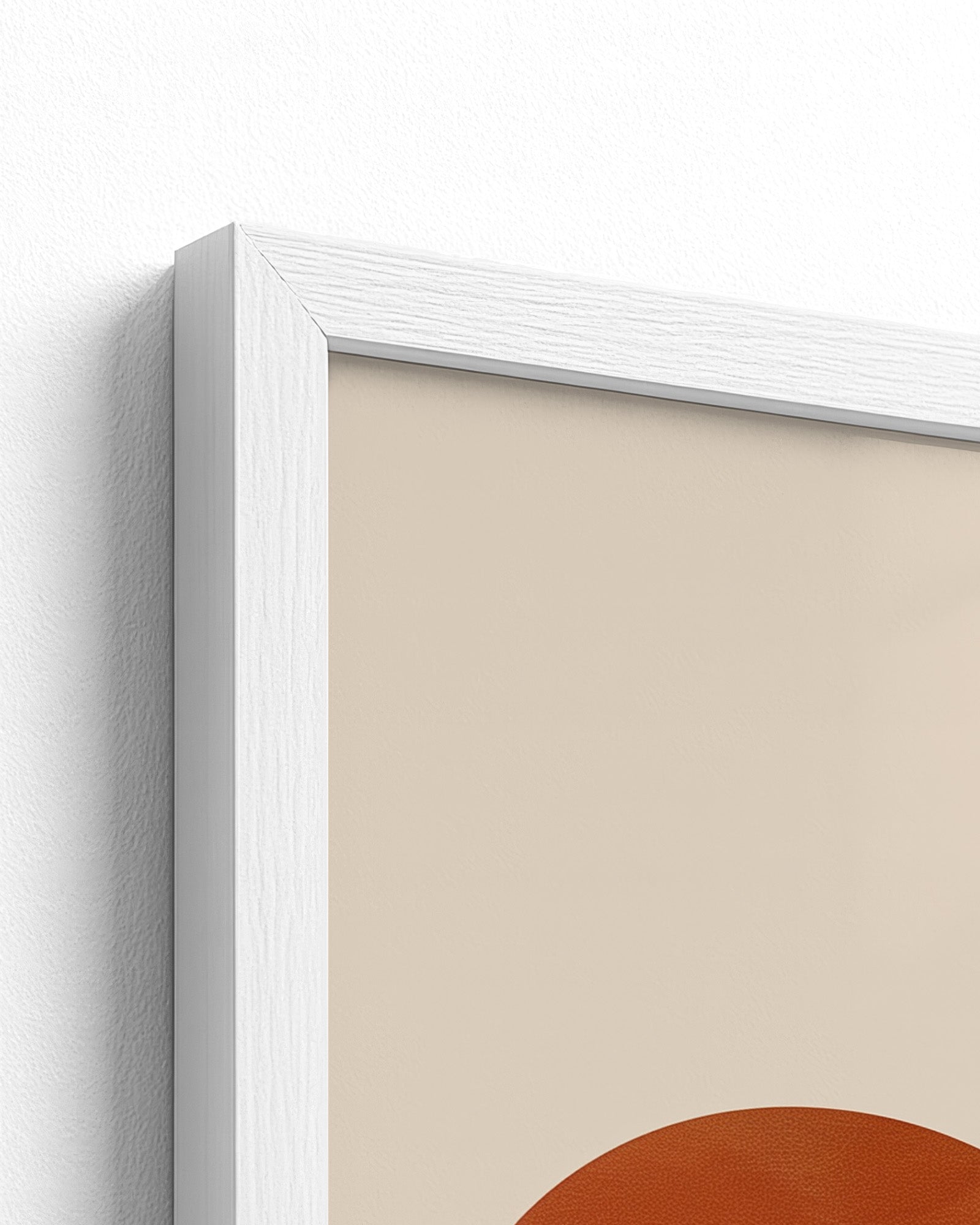 white frame