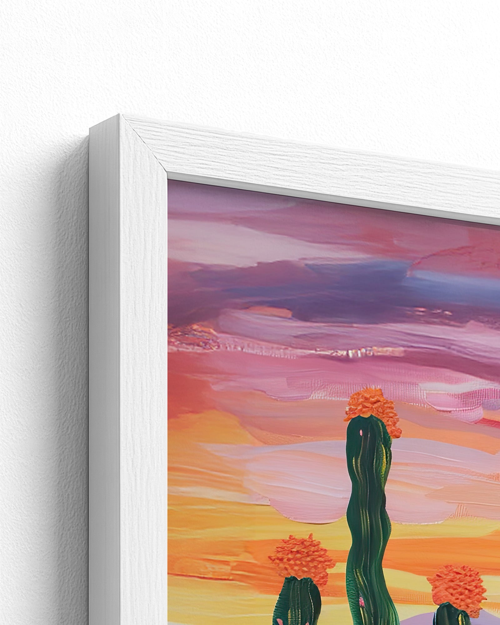 white frame