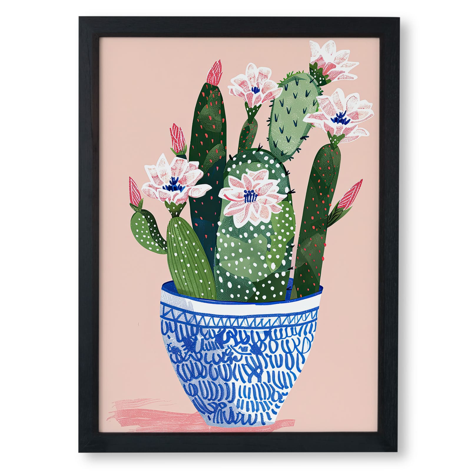 Pastel Cactus Harmony