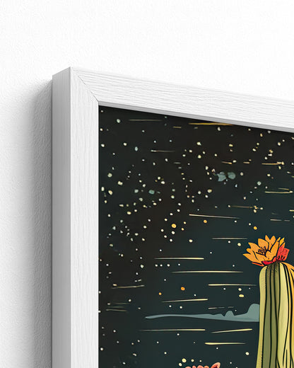 white frame
