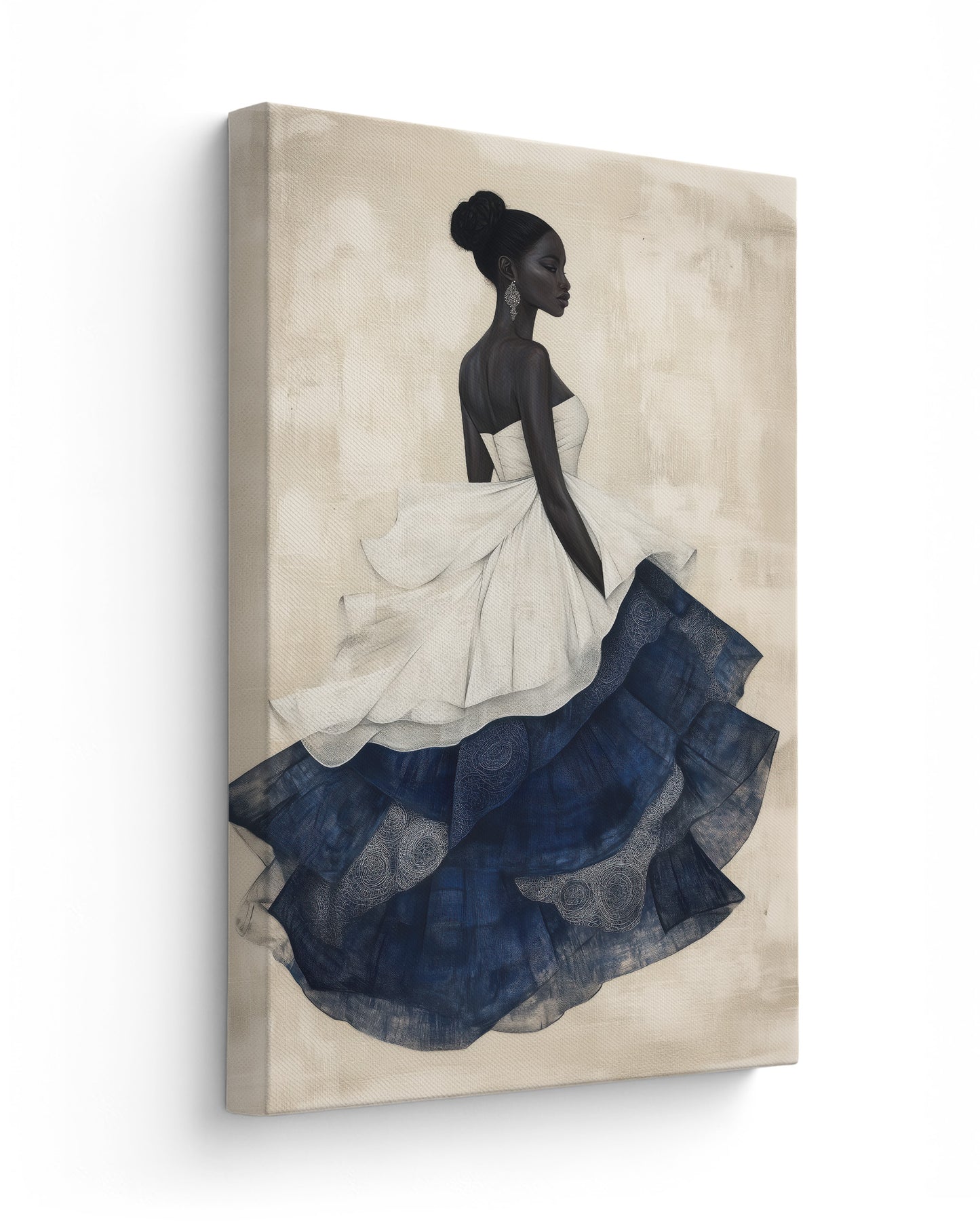 Dazzle in a Blue Dress