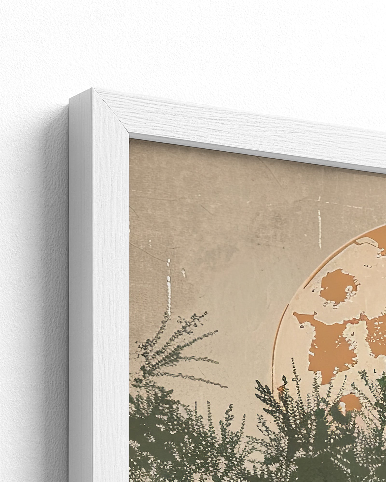 white frame