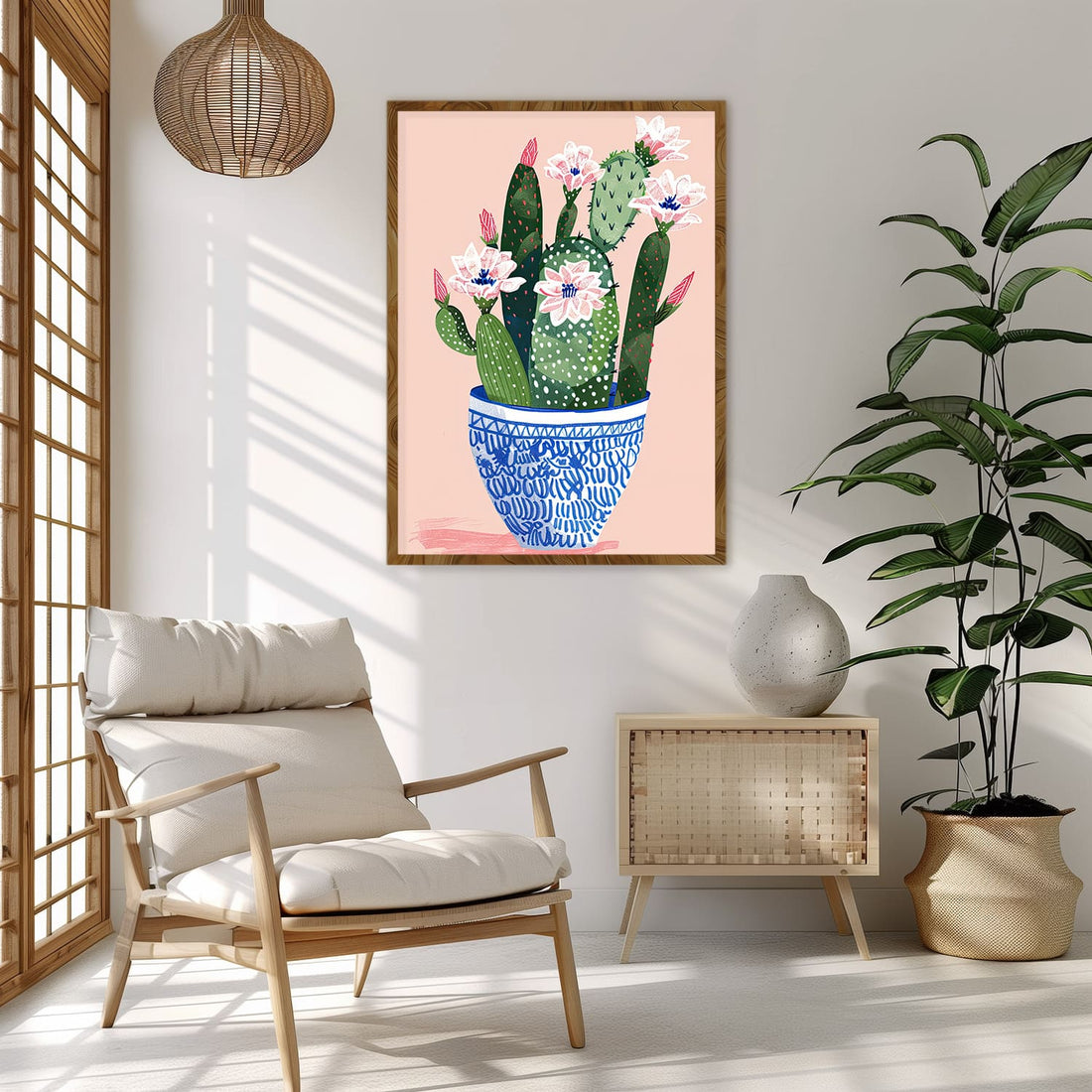 Pastel Cactus Harmony