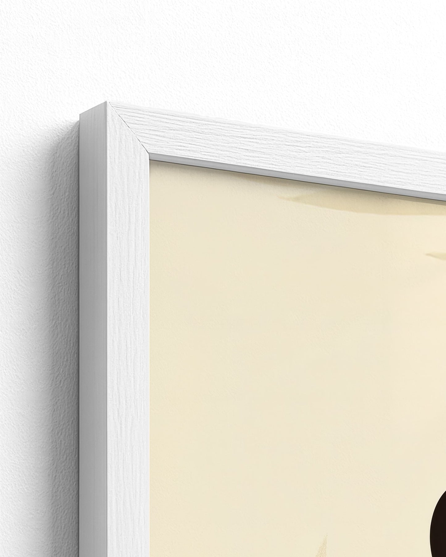 white frame
