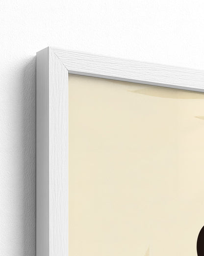 white frame