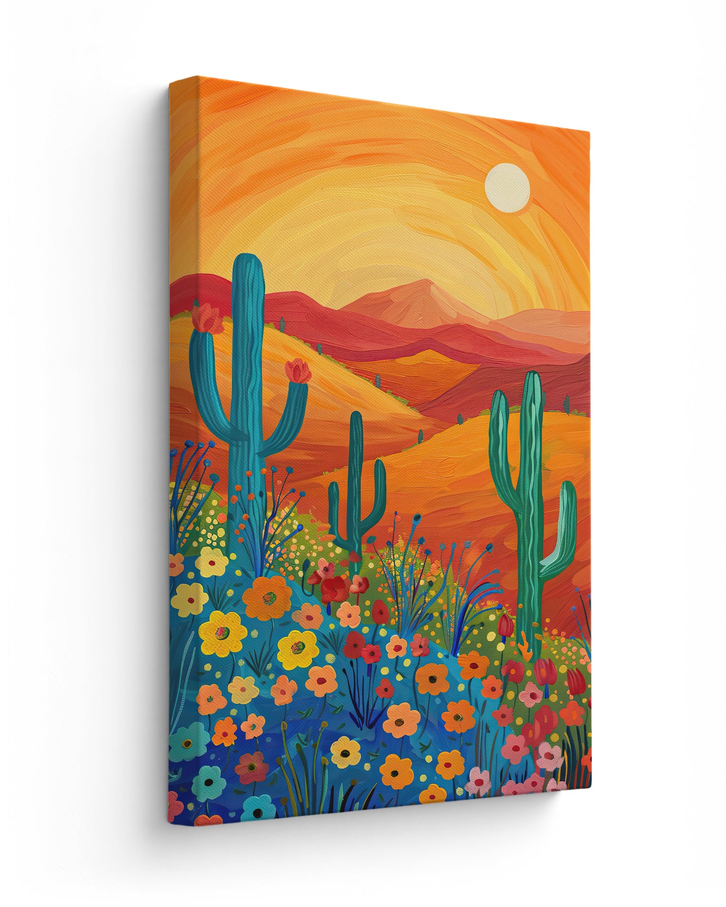 Sunlit Cactus Oasis