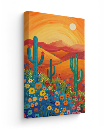 Sunlit Cactus Oasis