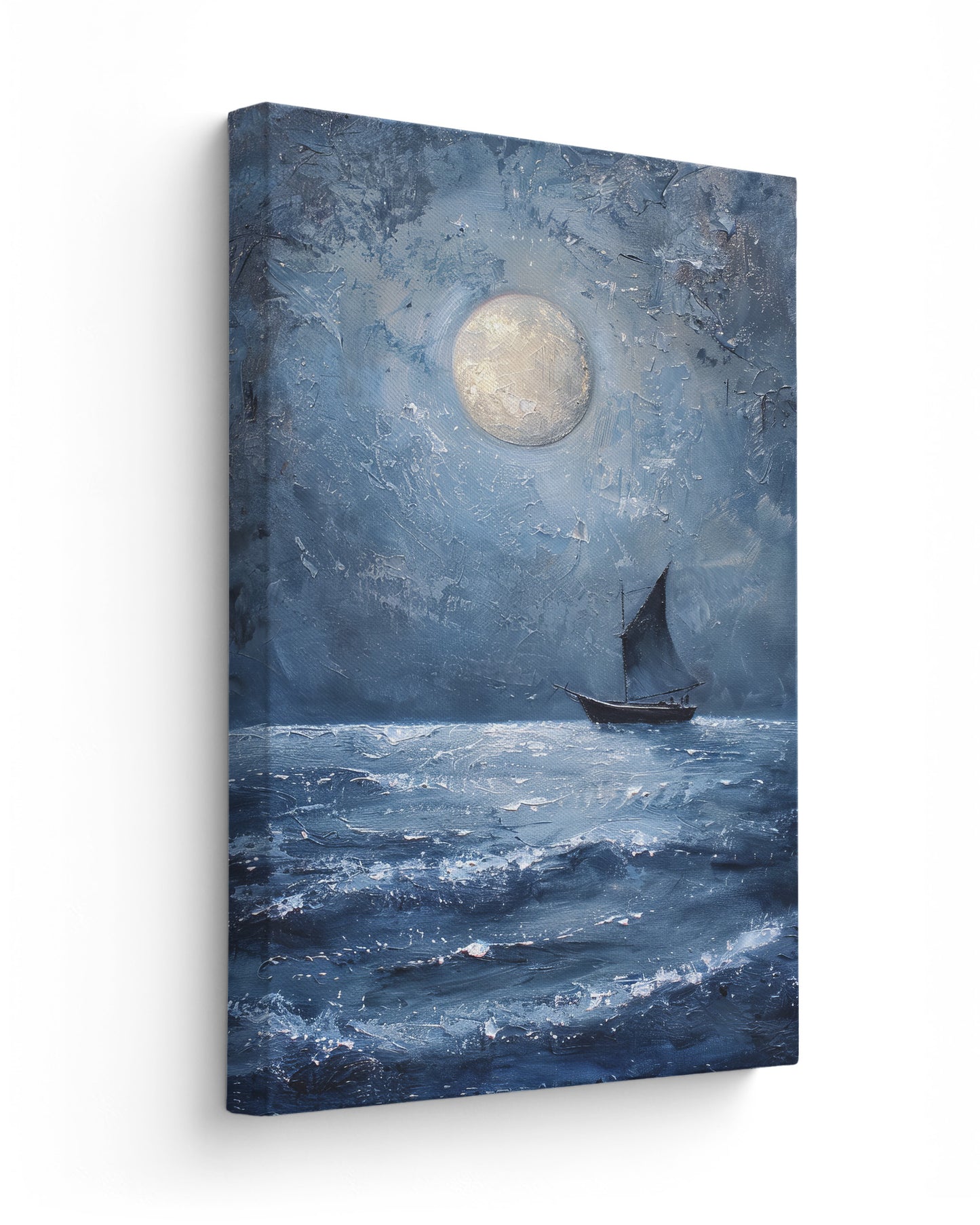 Moonlit Arabian Waves
