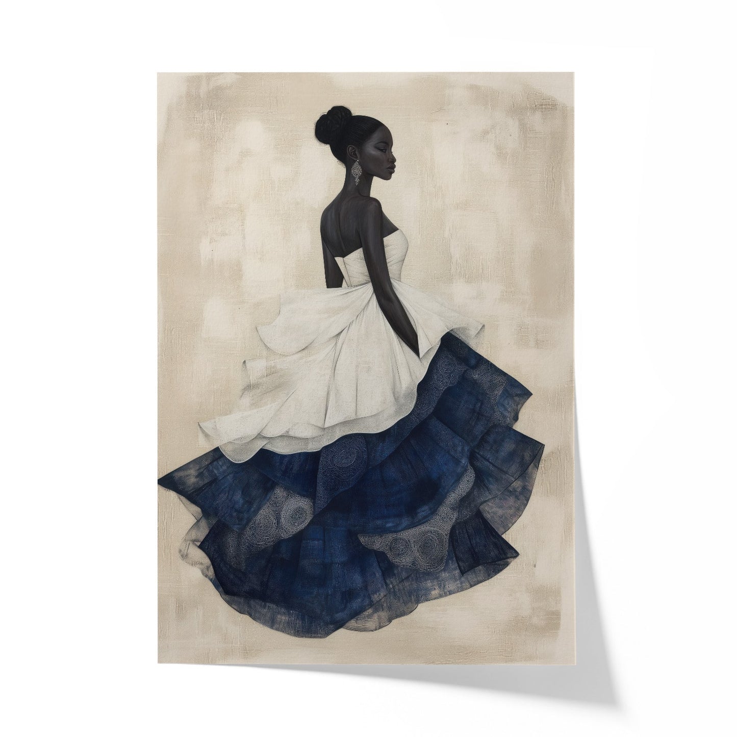 Dazzle in a Blue Dress