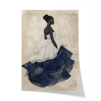 Dazzle in a Blue Dress