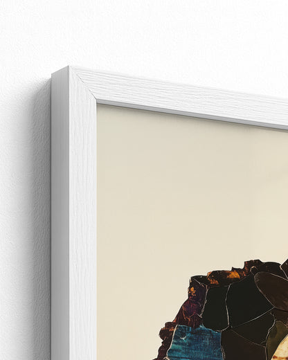 white frame