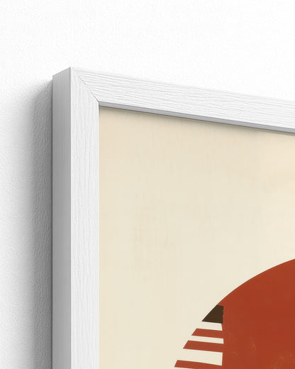 white frame