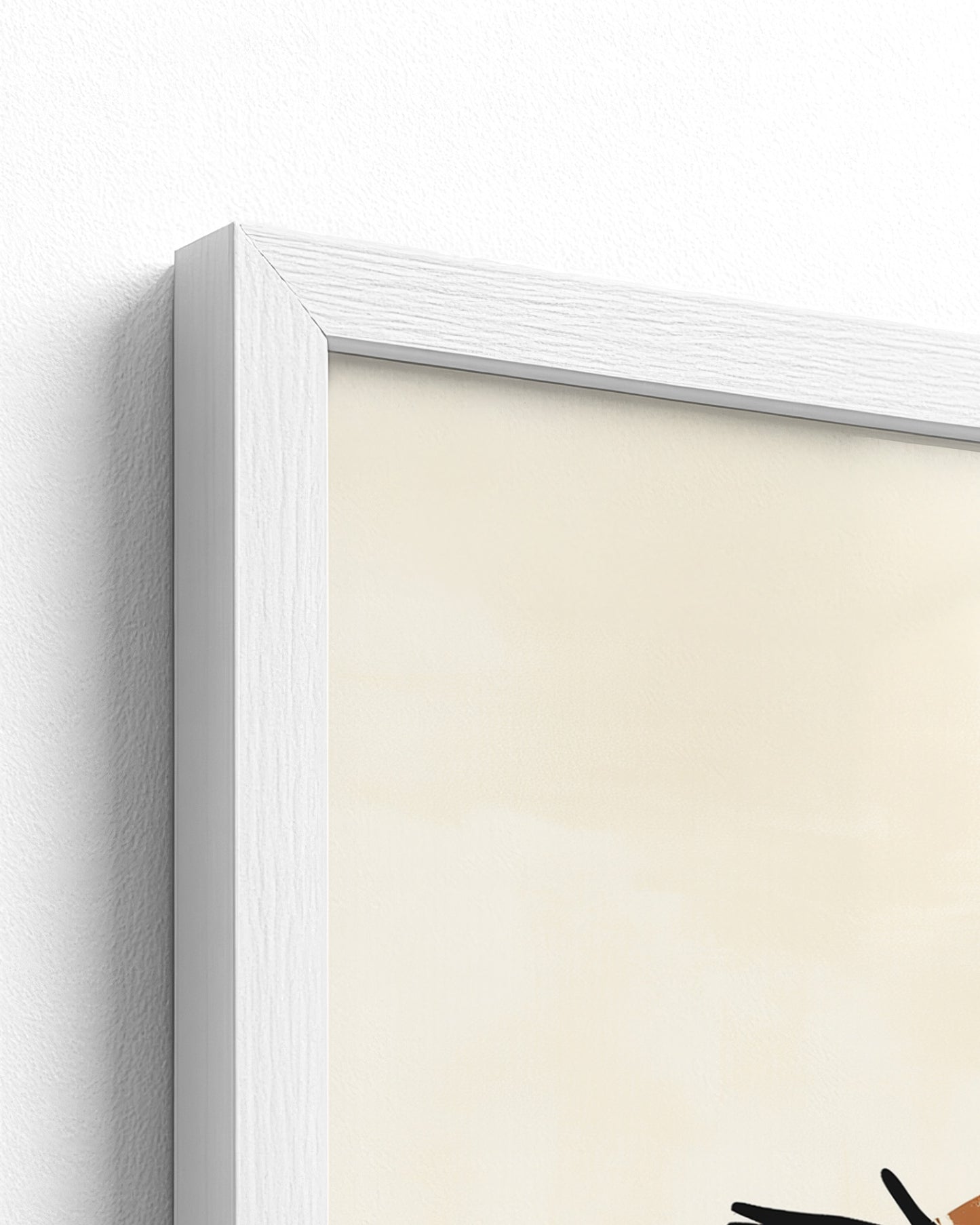 white frame