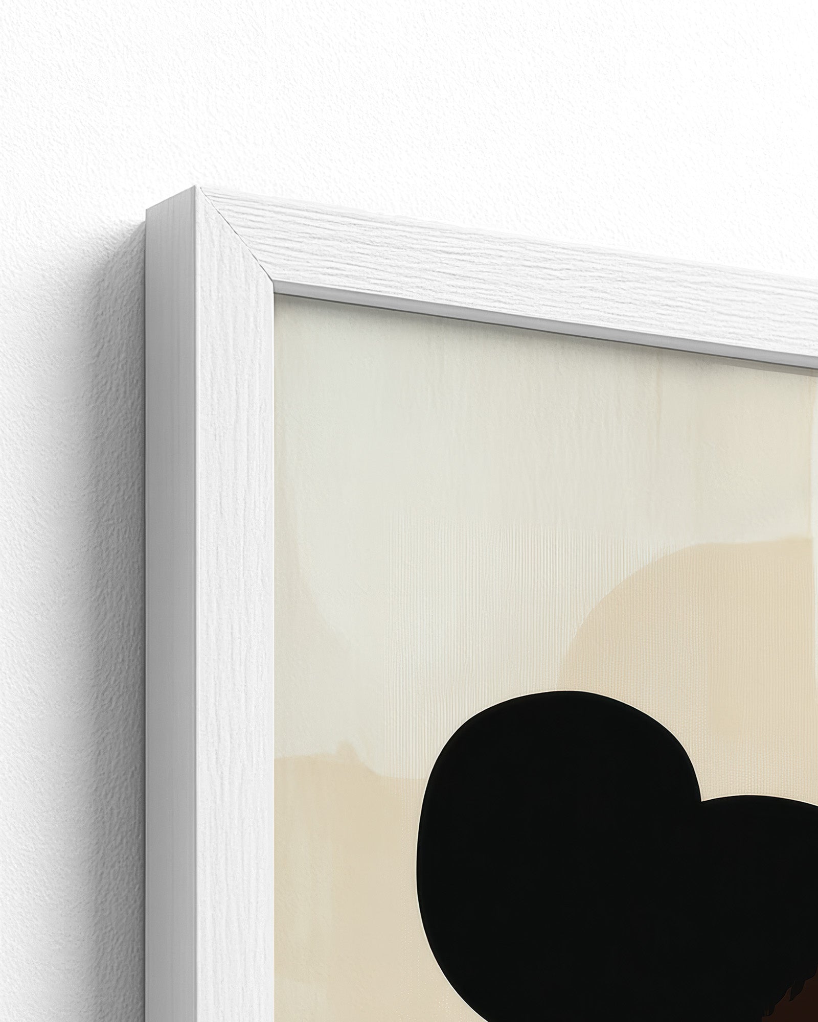 white frame