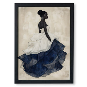 Dazzle in a Blue Dress