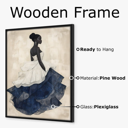 Dazzle in a Blue Dress