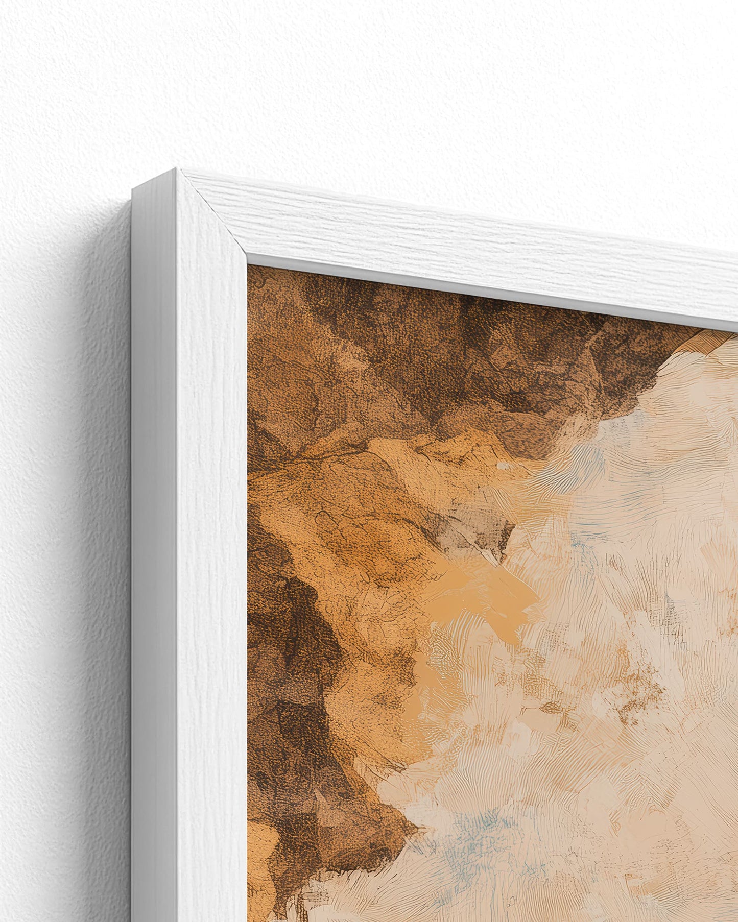 white frame