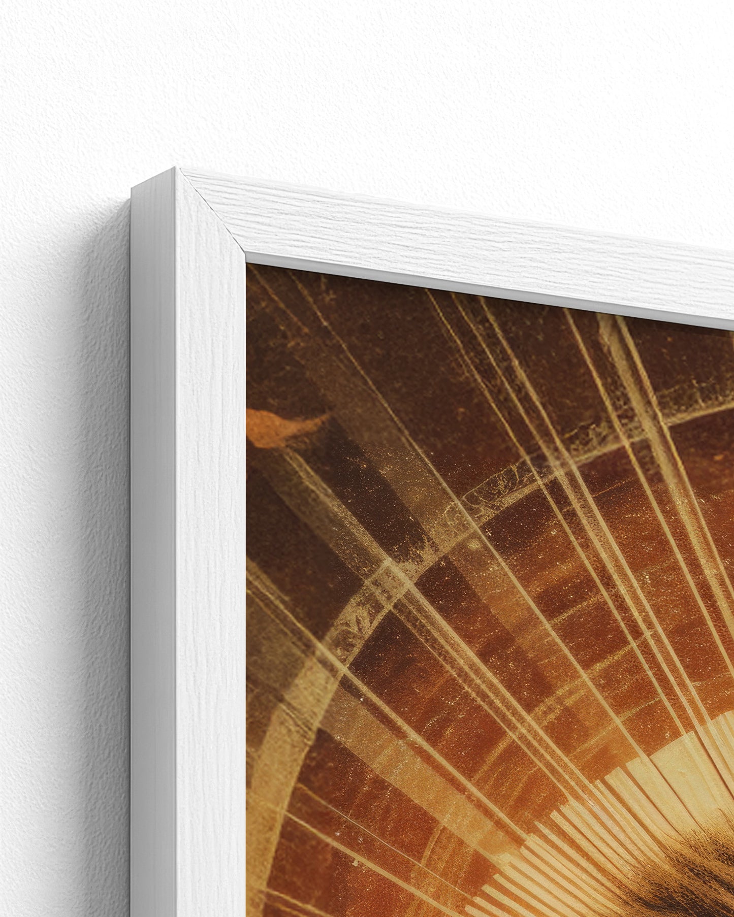 white frame
