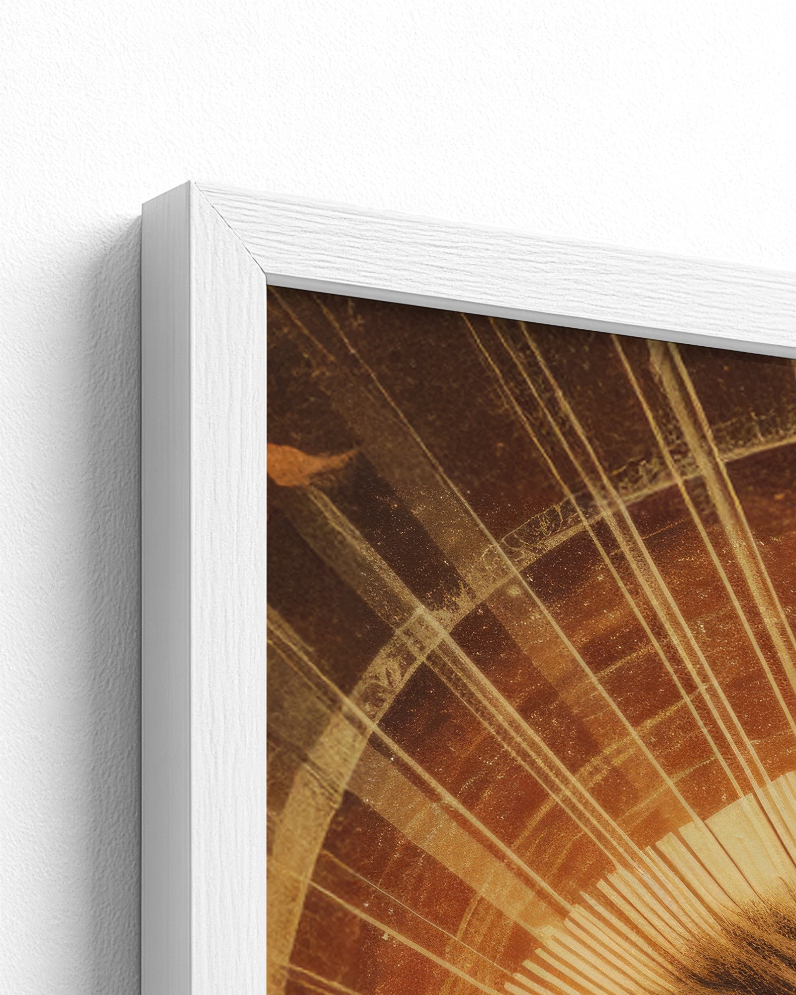 white frame