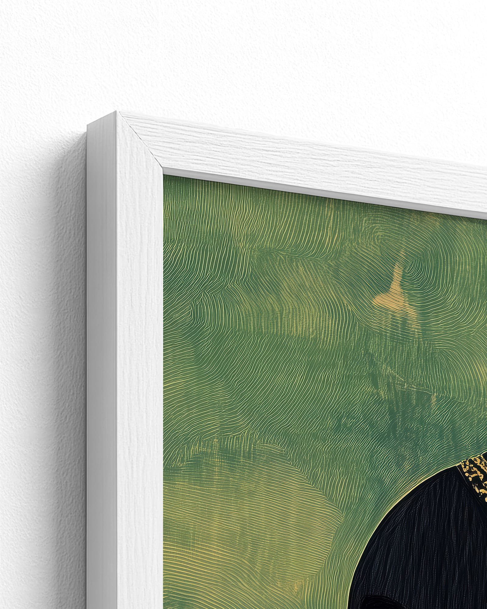 white frame
