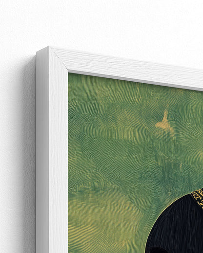 white frame