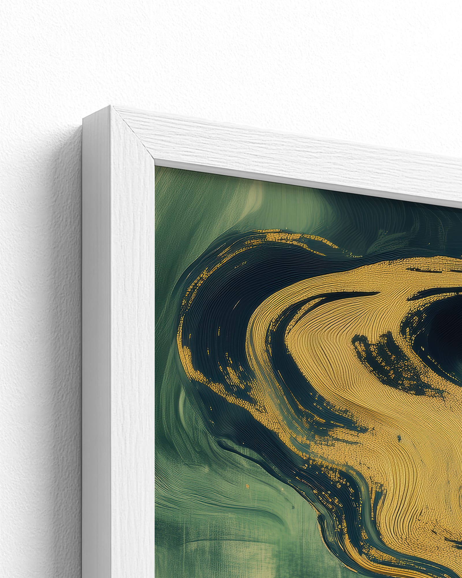 white frame