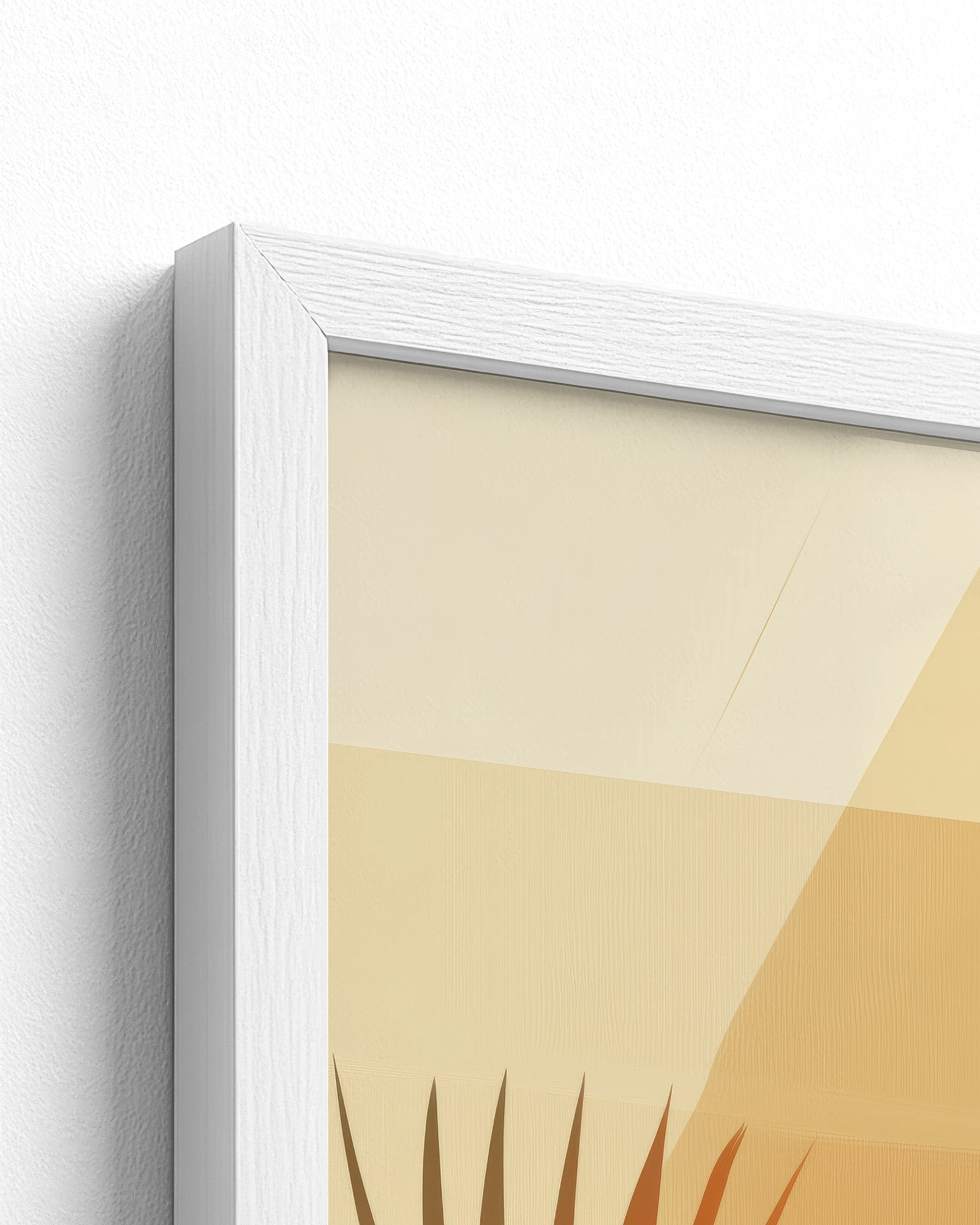 white frame