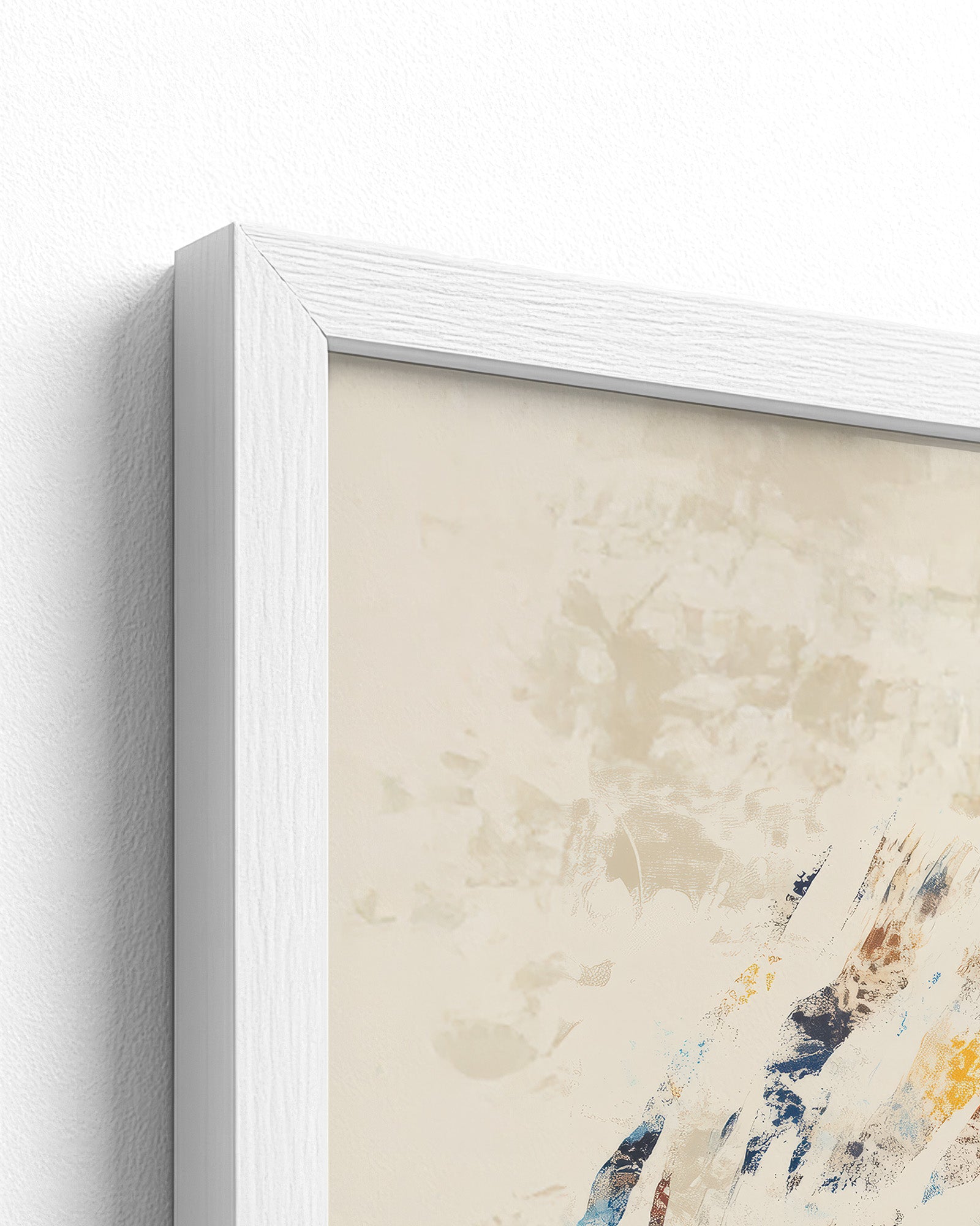 white frame