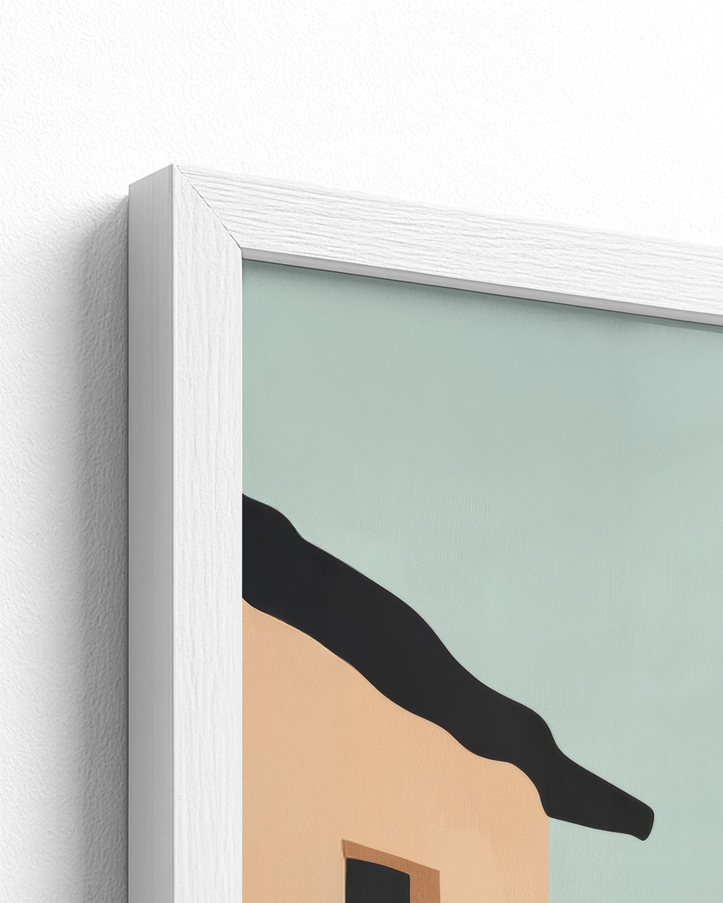 white frame