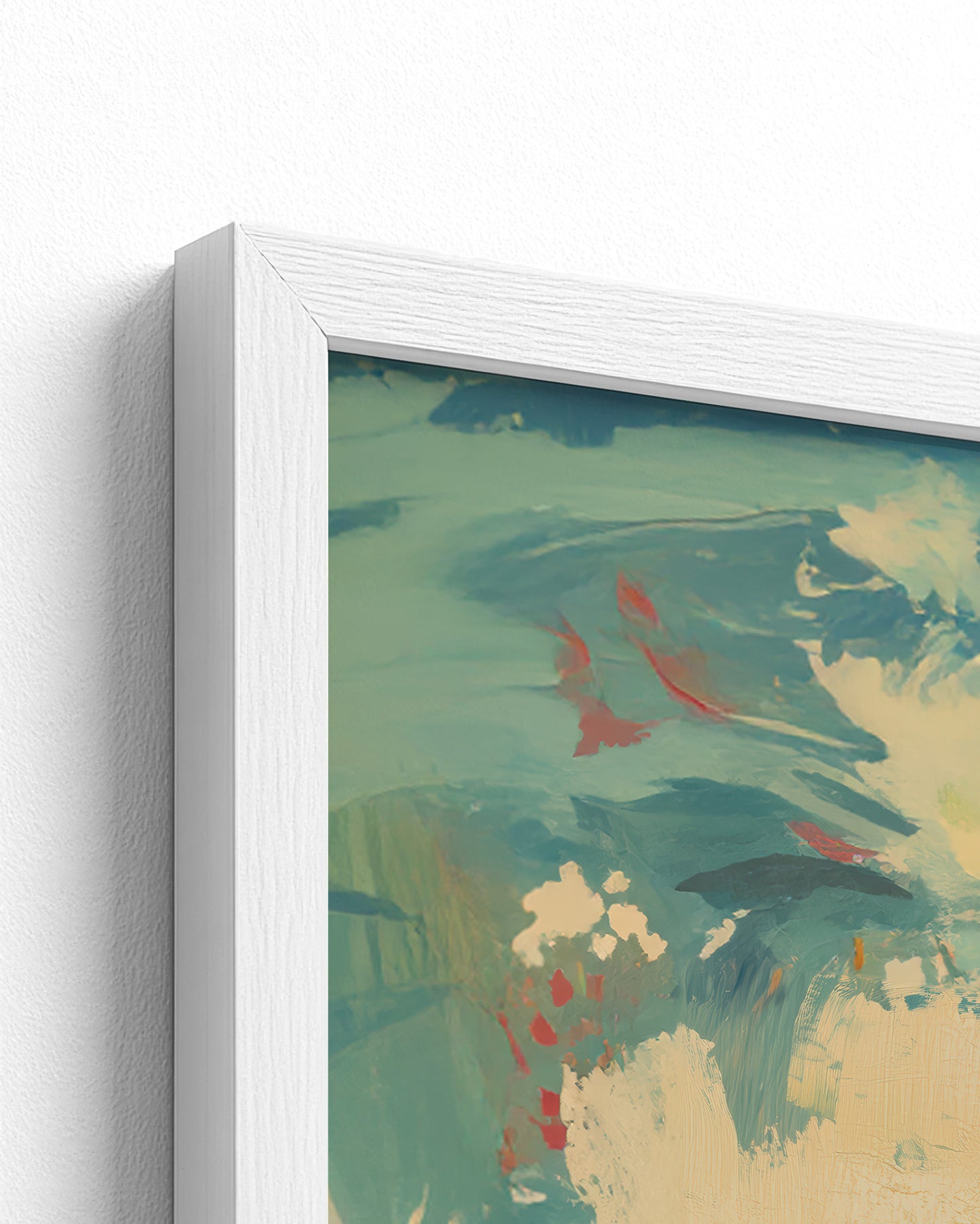 white frame