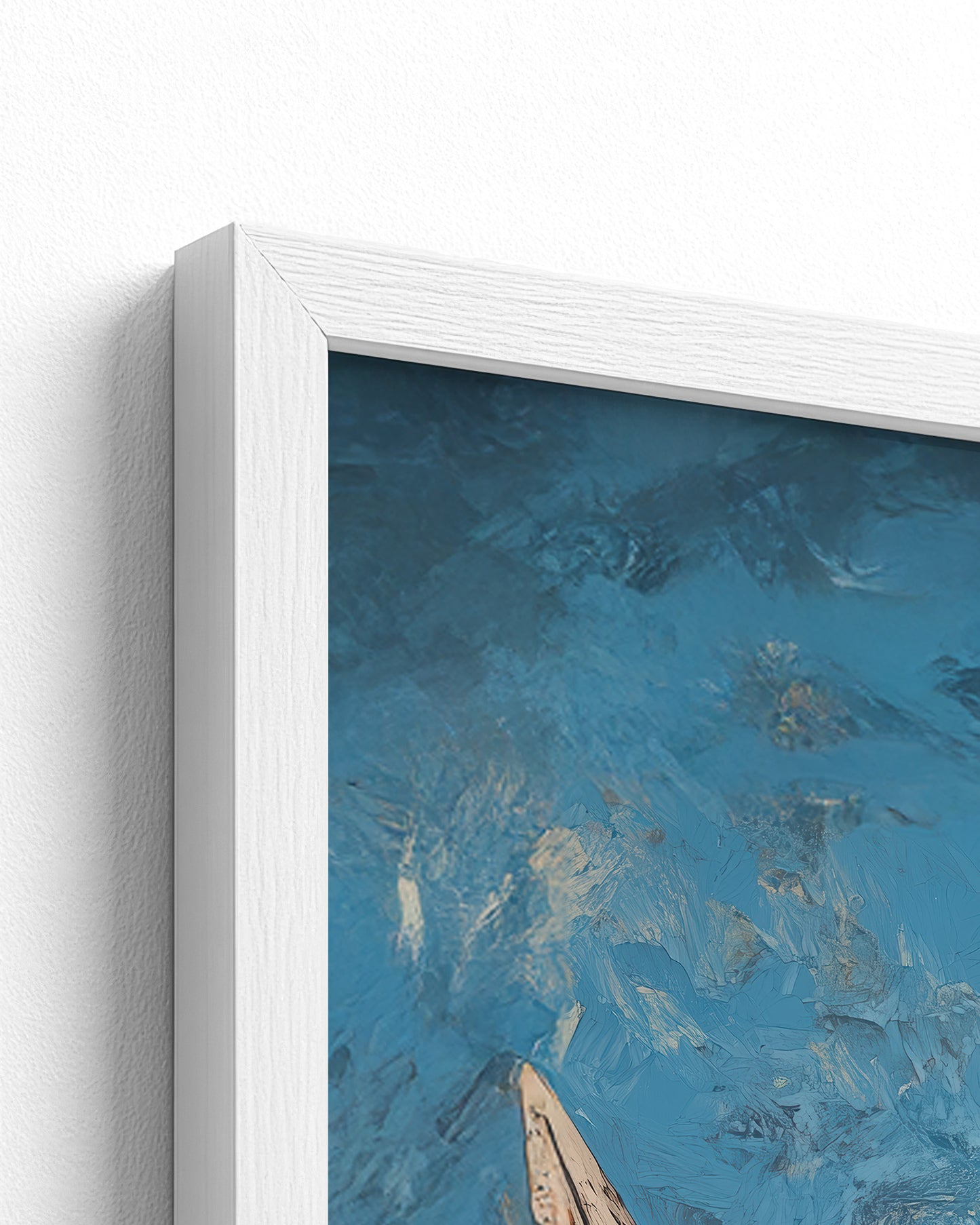 white frame