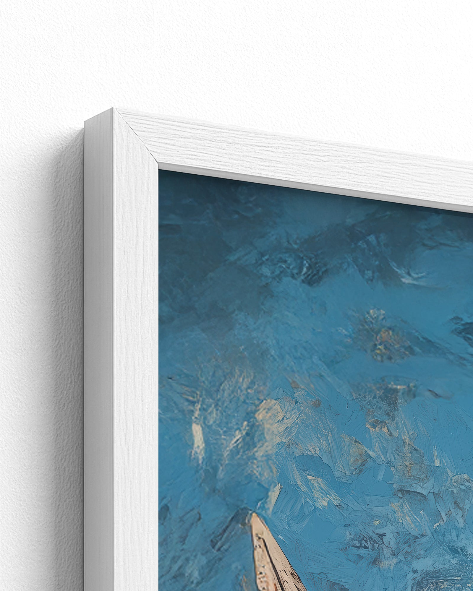 white frame