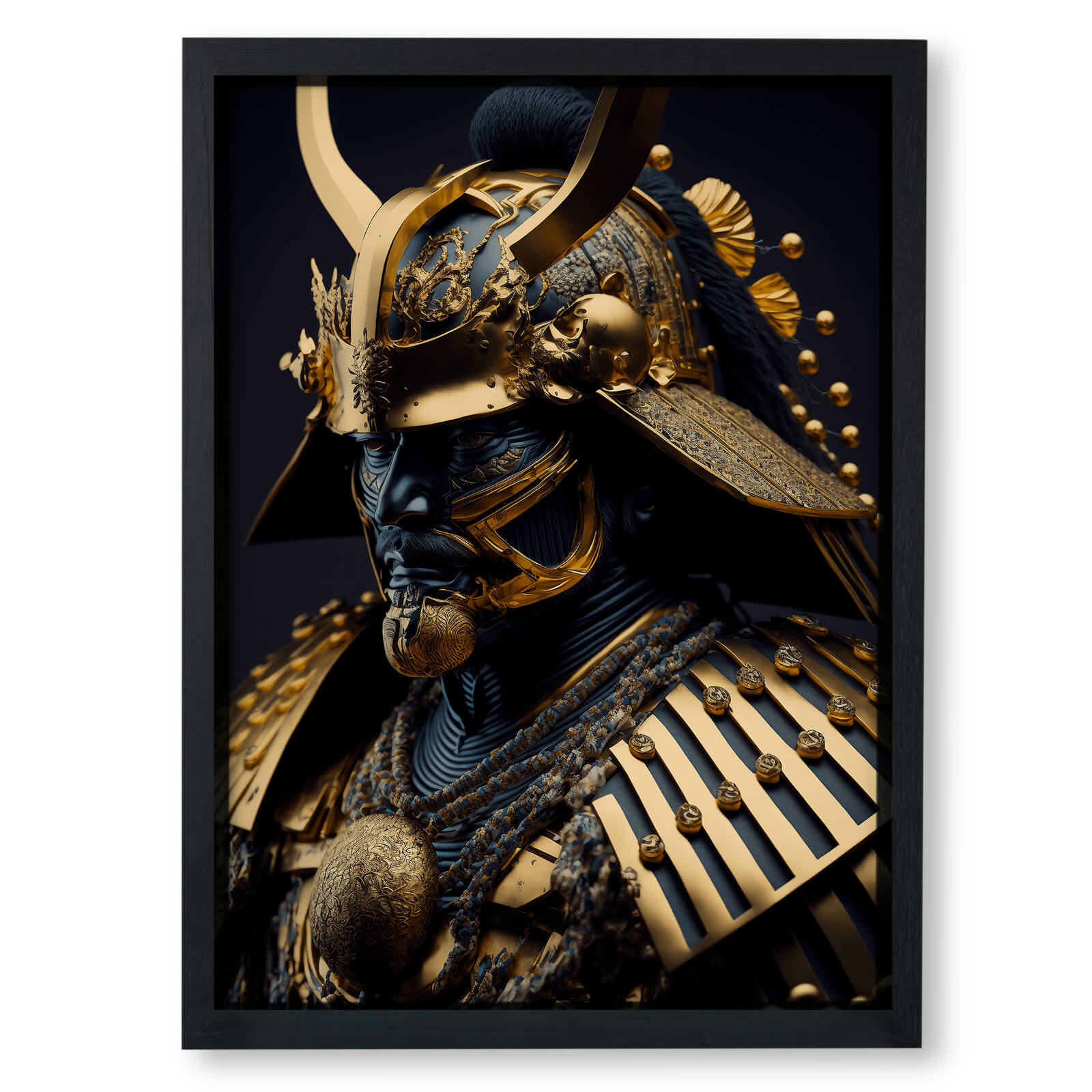 Black and Gold Samurai I