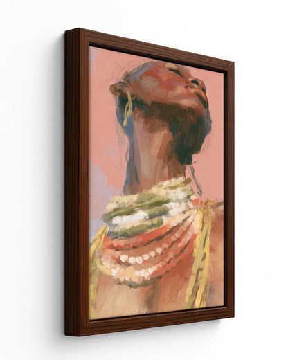 Adornment - Black Framed Canvas
