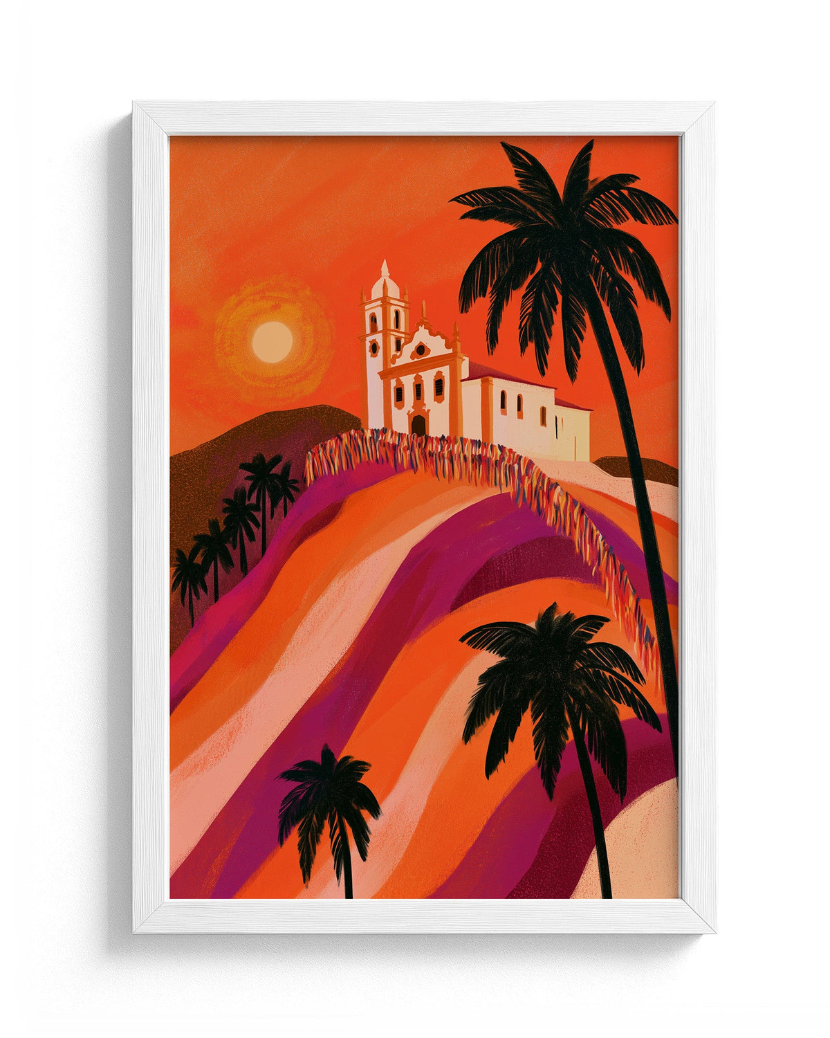 Bonfim Ribbons - White Frame Main