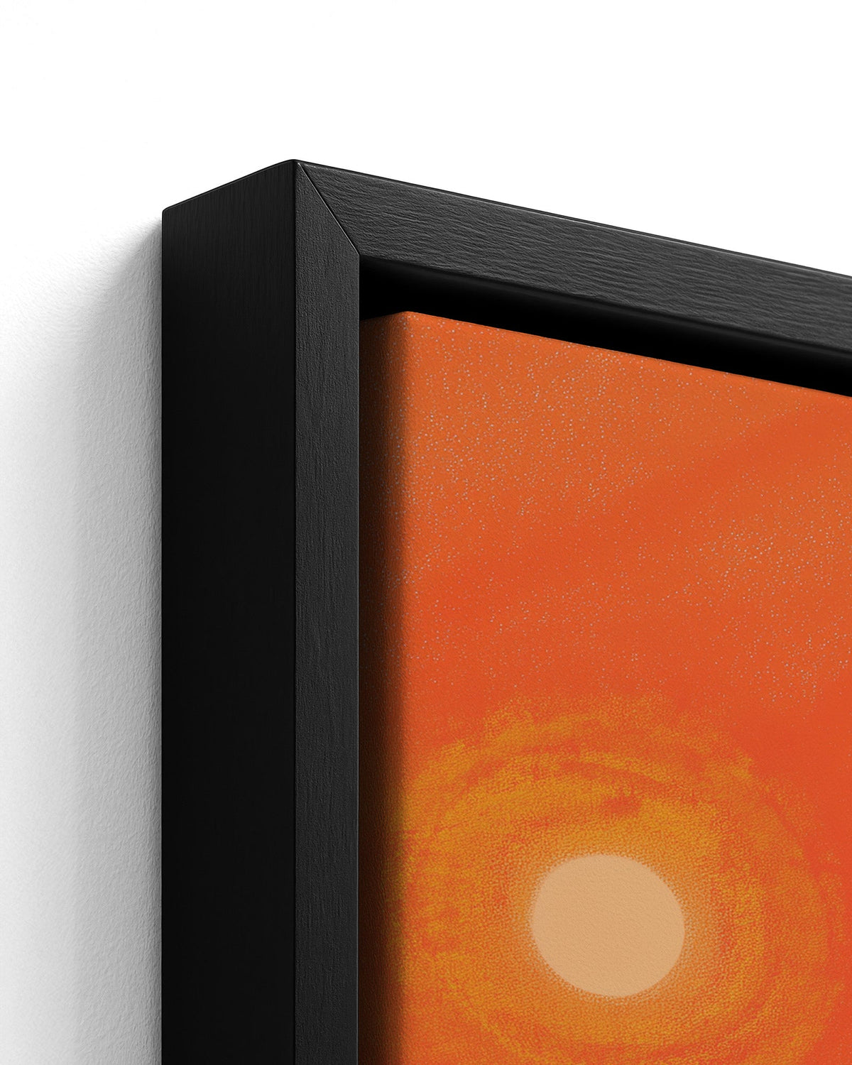 Bonfim Ribbons - Black Framed Canvas Detail