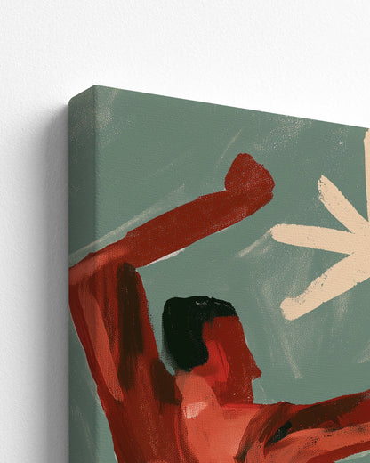 Capoeira - Thick Canvas Detail