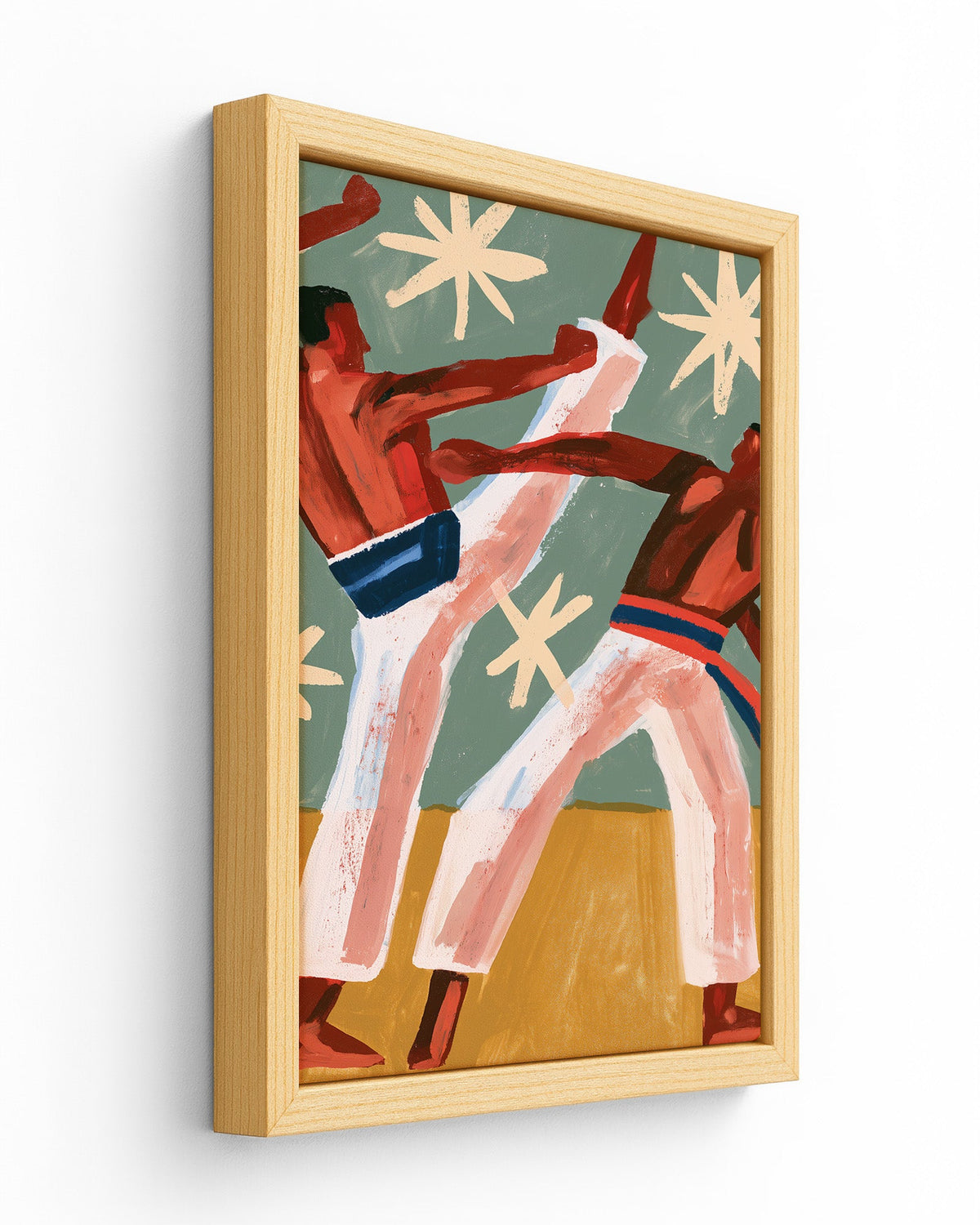 Capoeira - Wood Framed Canvas