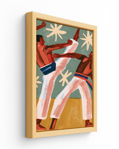 Capoeira - Wood Framed Canvas
