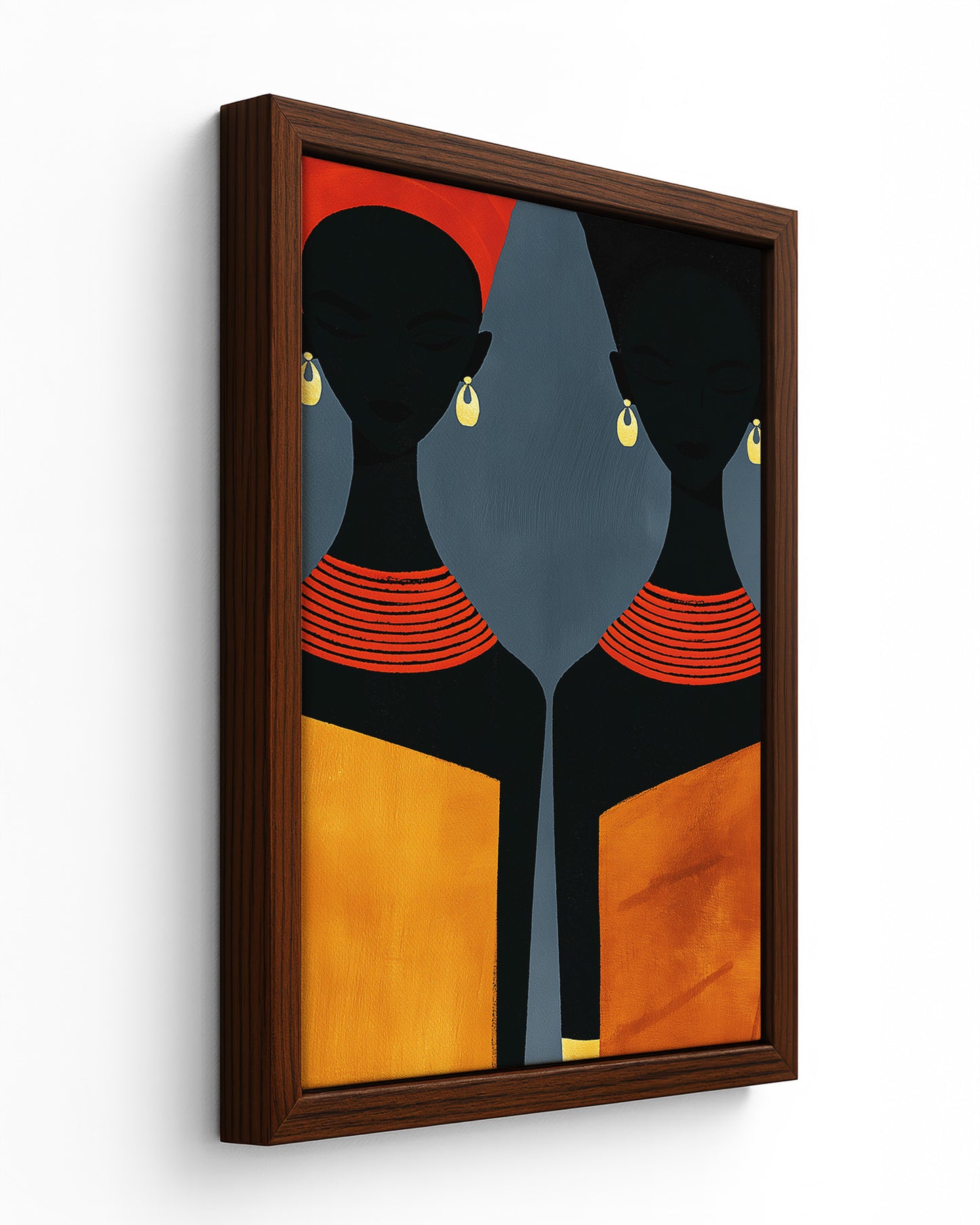 Confidantes - Black Framed Canvas