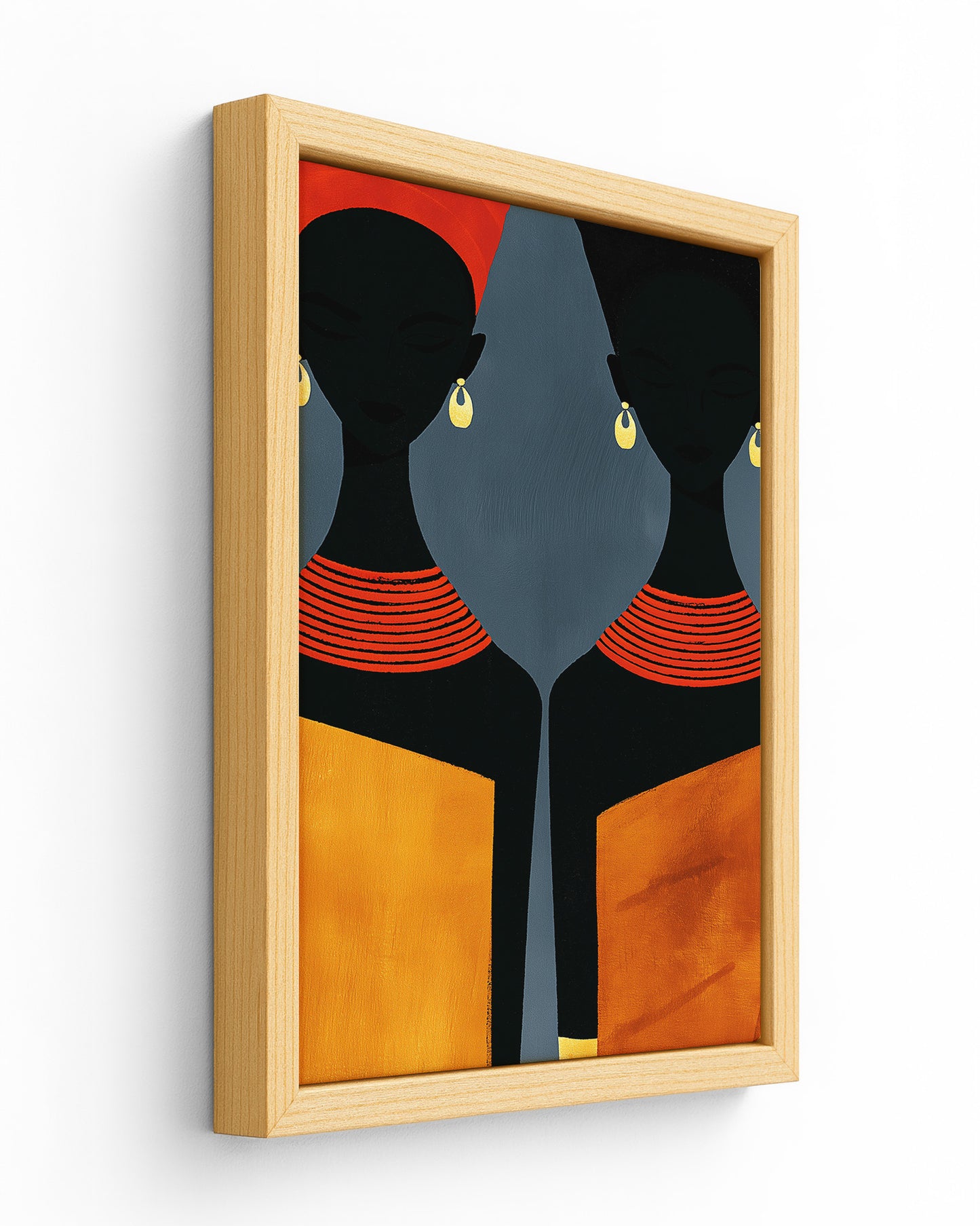 Confidantes - Wood Framed Canvas