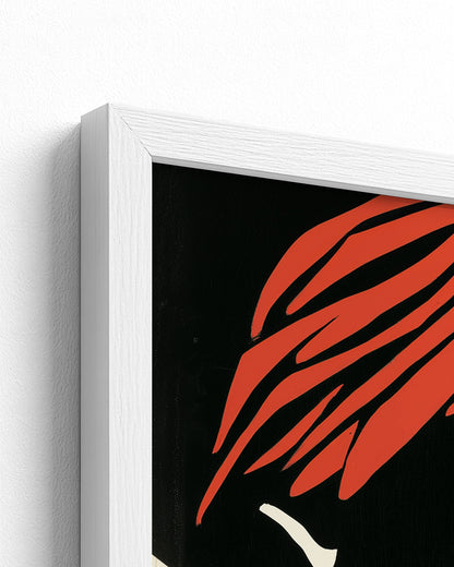 Coral Crown - White Frame