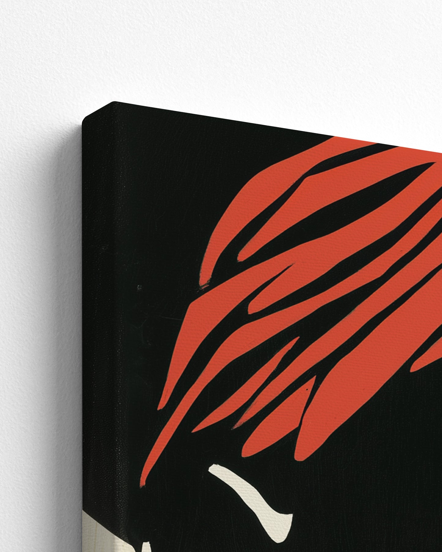 Coral Crown - Thick Canvas Detail