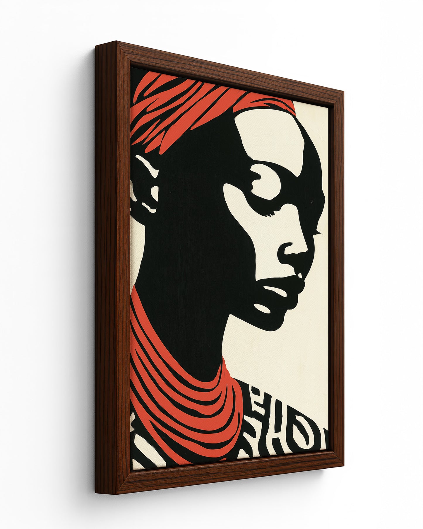 Coral Crown - Black Framed Canvas