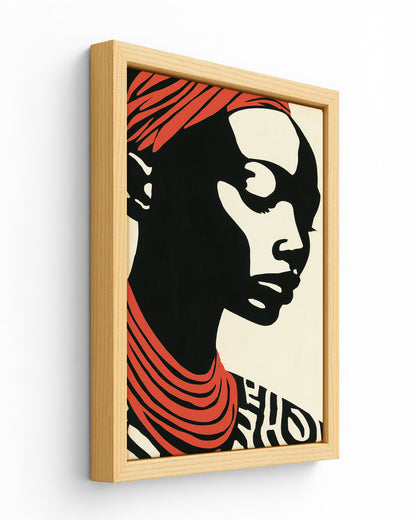 Coral Crown - Wood Framed Canvas