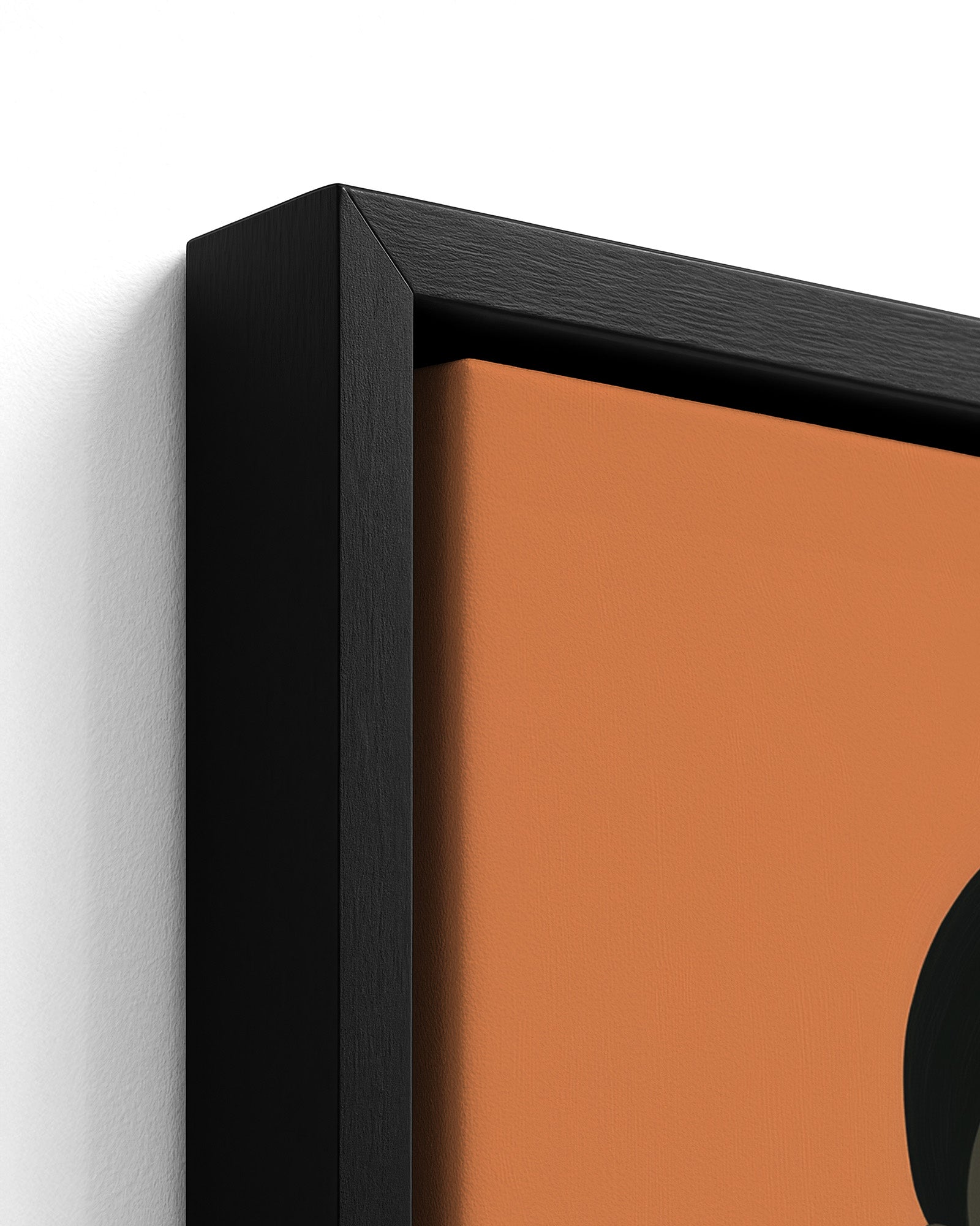 Cradle - Black Framed Canvas Detail