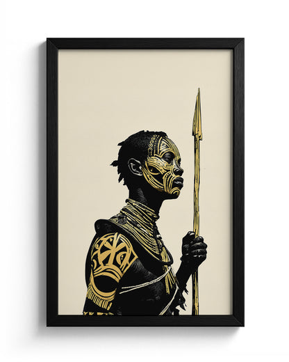 Karo Spear Bearer