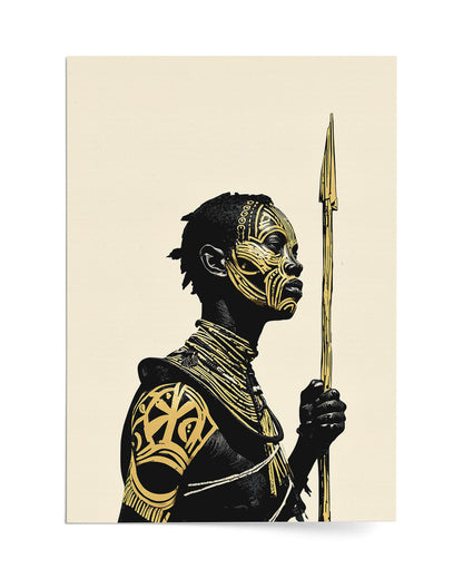Karo Spear Bearer